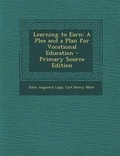 Cover: Learning to Earn - Nabu Press
