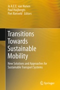 Cover: Transitions Towards Sustainable Mobility - Springer