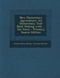 Cover: New Elementary Agriculture - Nabu Press