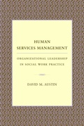 Cover: Human Services Management - De Gruyter