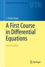 Cover: A First Course in Differential Equations - Springer
