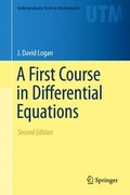 Cover: A First Course in Differential Equations - Springer