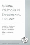 Cover: Scaling Relations in Experimental Ecology - Columbia University Press