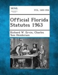 Cover: Official Florida Statutes 1963 - Gale, Making of Modern Law