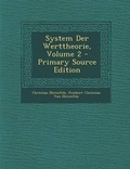 Cover: System Der Werttheorie, Volume 2 - Nabu Press