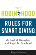 Cover: The Robin Hood Rules for Smart Giving - Columbia University Press