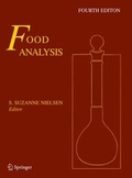 Cover: Food Analysis - Springer