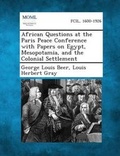 Cover: African Questions at the Paris Peace Conference with Papers on Egypt, Mesopotamia, and the Colonial Settlement - Gale, Making of Modern Law
