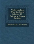 Cover: Vaderlandsch Woordenboek, Volume 30 - Nabu Press