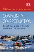 Cover: Community Co-Production - Edward Elgar Publishing