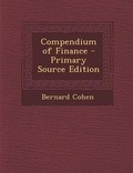Cover: Compendium of Finance - Nabu Press