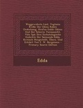 Cover: Weggewohnts Lied, Vegtams Kvioa - Nabu Press