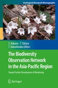Cover: The Biodiversity Observation Network in the Asia-Pacific Region - Springer