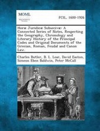 Enlarge image Cover: Horae Juridicae Subsecivae - Gale, Making of Modern Law