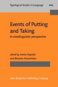Enlarge image Cover: Events of Putting and Taking - John Benjamins Publishing Co