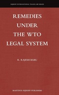 Cover: Remedies under the WTO Legal System - Martinus Nijhoff