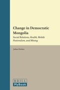 Cover: Change in Democratic Mongolia - Brill
