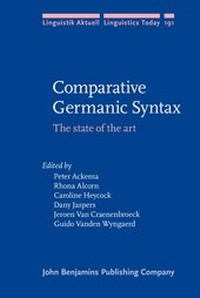 Enlarge image Cover: Comparative Germanic Syntax - John Benjamins Publishing Co