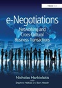 Cover: e-Negotiations - Routledge