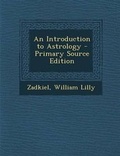 Cover: An Introduction to Astrology - Nabu Press