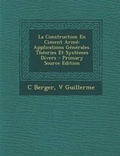Cover: La Construction En Ciment Arme - Nabu Press