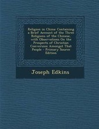 Abbildung von: Religion in China - Nabu Press