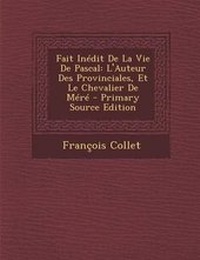 Enlarge image Cover: Fait Inedit de La Vie de Pascal - Nabu Press