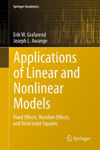 Enlarge image Cover: Applications of Linear and Nonlinear Models - Springer