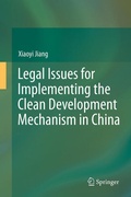 Abbildung von: Legal Issues for Implementing the Clean Development Mechanism in China - Springer