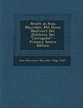 Cover: Briefe an Rosa Mayreder - Nabu Press