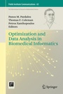 Cover: Optimization and Data Analysis in Biomedical Informatics - Springer