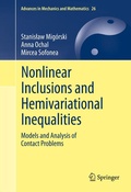 Cover: Nonlinear Inclusions and Hemivariational Inequalities - Springer