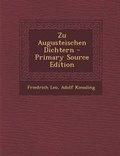Cover: Zu Augusteischen Dichtern - Nabu Press