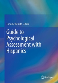 Enlarge image Cover: Guide to Psychological Assessment with Hispanics - Springer
