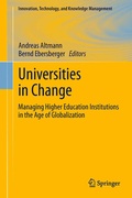 Cover: Universities in Change - Springer