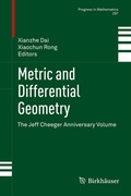 Bild: Metric and Differential Geometry - Birkh&auml;user