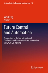 Enlarge image Cover: Future Control and Automation - Springer