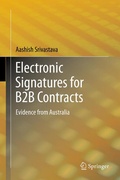 Cover: Electronic Signatures for B2B Contracts - Springer