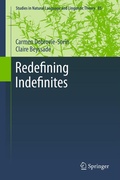 Cover: Redefining Indefinites - Springer