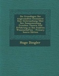 Cover: Die Grundlagen Der Angewandten Geometrie - Nabu Press