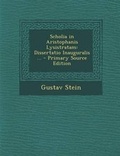 Cover: Scholia in Aristophanis Lysistratam - Nabu Press