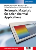 Cover: Polymeric Materials for Solar Thermal Applications - Wiley-VCH