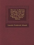 Cover: The Law in Business Problems - Nabu Press