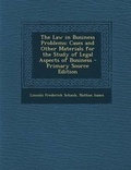 Cover: The Law in Business Problems - Nabu Press