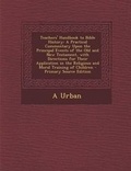 Cover: Teachers' Handbook to Bible History - Nabu Press