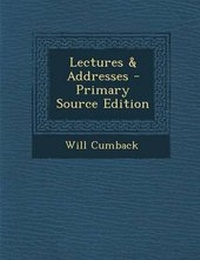 Enlarge image Cover: Lectures & Addresses - Nabu Press