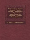 Cover: Elementary Phonetics - Nabu Press