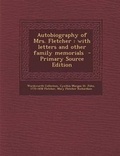 Cover: Autobiography of Mrs. Fletcher - Nabu Press