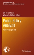 Cover: Public Policy Analysis - Springer