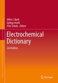 Cover: Electrochemical Dictionary - Springer